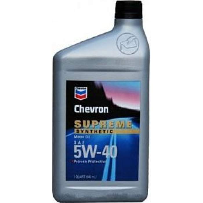 Chevron Supreme Motor Oil 5W-40